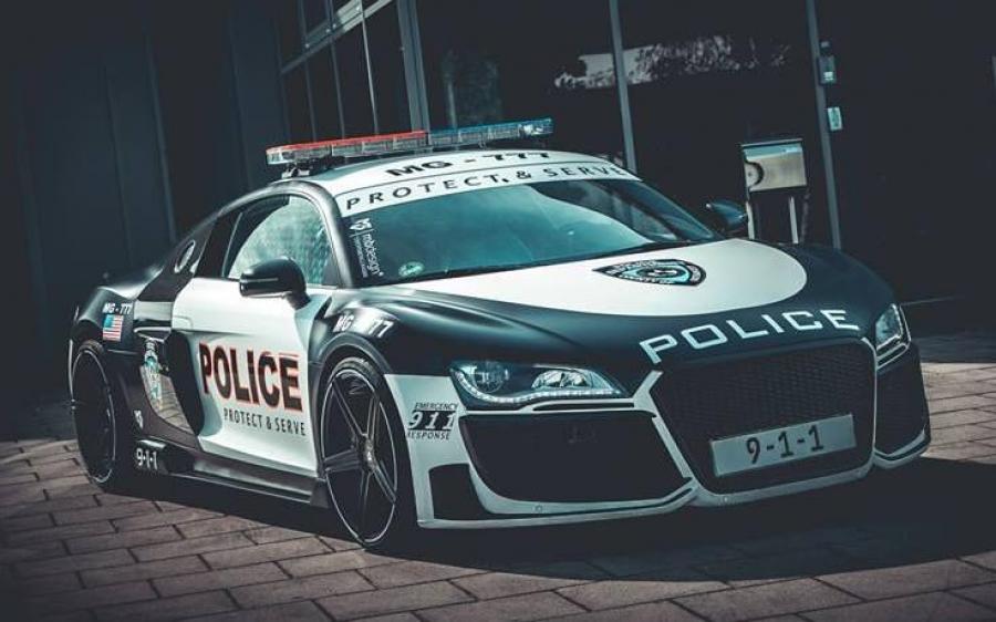 Audi R8 Police Car Prepared for ADAC '2016